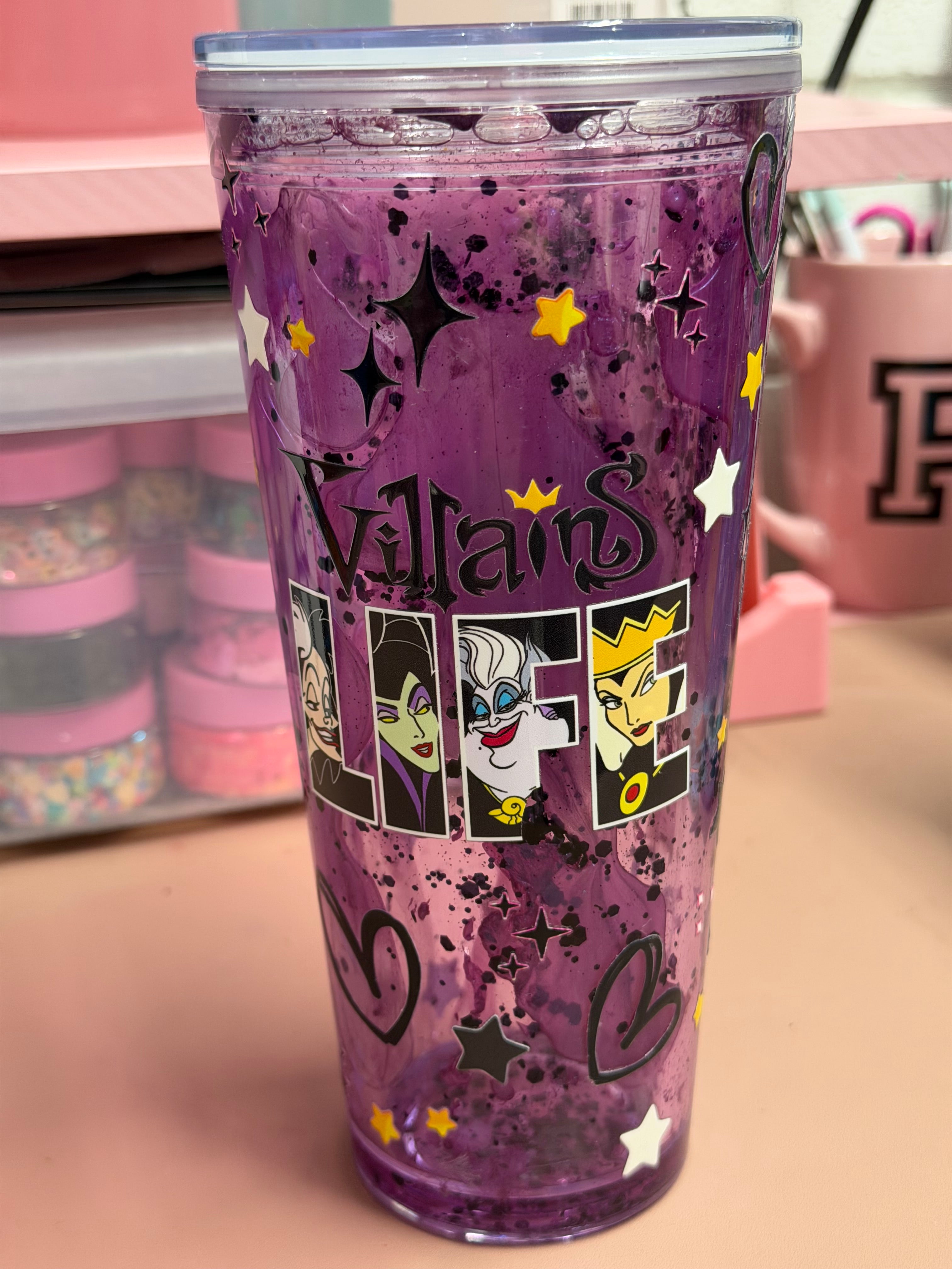 24 OZ Purple Lava Villain Life