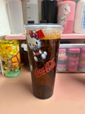 24 OZ Coca Cola Hello Kitty lava cup